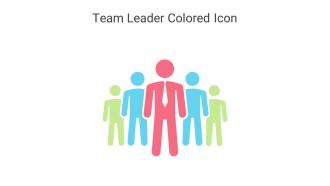 Team Leader Colored Icon In Powerpoint Pptx Png And Editable Eps Format