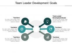 Team leader development goals ppt powerpoint presentation file influencers cpb