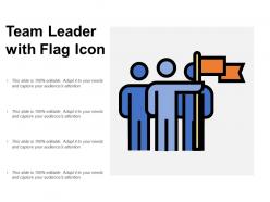 Team leader with flag icon