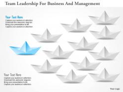 Team leadership for business and management powerpoint templates