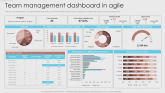 Team Management Dashboard In Agile Development Methodology