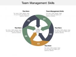 Team management skills ppt powerpoint presentation infographic template design inspiration cpb