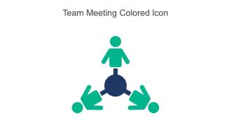 Team Meeting Colored Icon In Powerpoint Pptx Png And Editable Eps Format