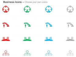 Team meeting leadership business hub organizational chart ppt icons graphics