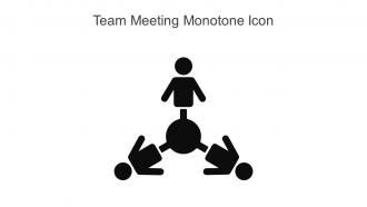 Team Meeting Monotone Icon In Powerpoint Pptx Png And Editable Eps Format