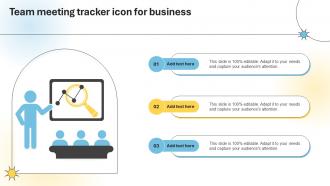 Team Meeting Tracker Icon For Business