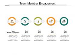 Team member engagement ppt powerpoint presentation infographics themes cpb