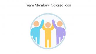 Team Members Colored Icon In Powerpoint Pptx Png And Editable Eps Format