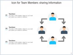 Team members icon assessment evaluation hierarchy information performing motivating