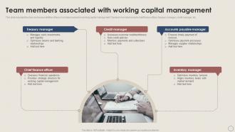 Team Members Management Working Capital Management Excellence Handbook For Managers Fin SS