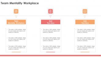 Team Mentality Workplace In Powerpoint And Google Slides Cpb