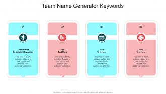 Team Name Generator Keywords In Powerpoint And Google Slides Cpb