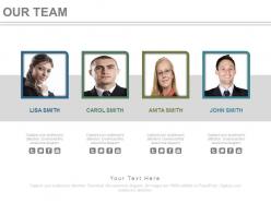 Team of professionals for business strategy management powerpoint slides