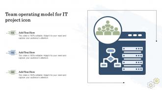 Team Operating Model For It Project Icon