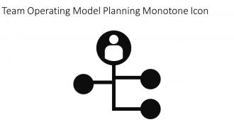 Team Operating Model Planning Monotone Icon In Powerpoint Pptx Png And Editable Eps Format