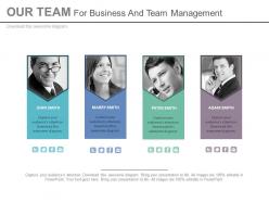 Team peoples for business and team management powerpoint slides