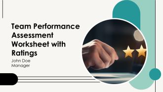 Team Performance Assessment Worksheet With Ratings PPT Information AT