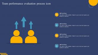 Team Performance Evaluation Process Icon