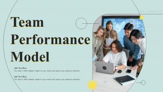 Team Performance Model Ppt Show Sample