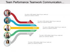 Team performance teamwork communication collaborative five arrows