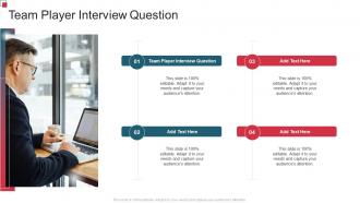 Team Player Interview Question In Powerpoint And Google Slides Cpb