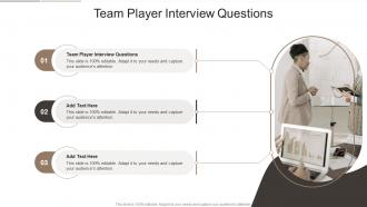 Team Player Interview Questions In Powerpoint And Google Slides Cpb
