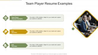 Team Player Resume Examples In Powerpoint And Google Slides Cpb
