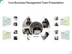 Team presentation business network team telecommunication service management