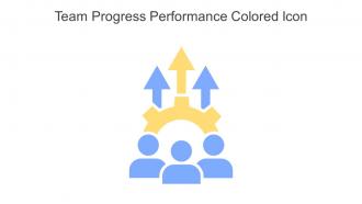 Team Progress Performance Colored Icon In Powerpoint Pptx Png And Editable Eps Format