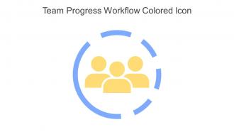 Team Progress Workflow Colored Icon In Powerpoint Pptx Png And Editable Eps Format