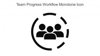 Team Progress Workflow Monotone Icon In Powerpoint Pptx Png And Editable Eps Format