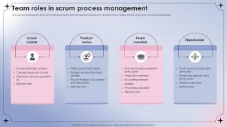 Team Roles In Scrum Process Management