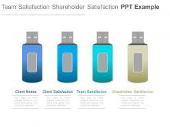 Team Satisfaction Shareholder Satisfaction Ppt Example