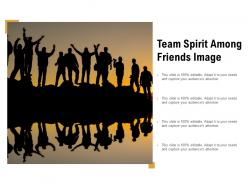 Team spirit among friends image