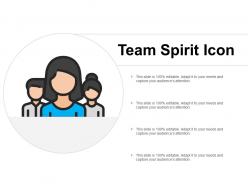 Team spirit icon