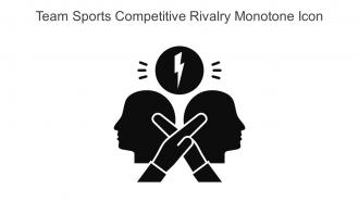 Team Sports Competitive Rivalry Monotone Icon In Powerpoint Pptx Png And Editable Eps Format