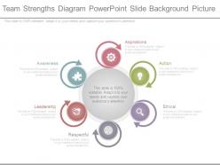 Team strengths diagram powerpoint slide background picture