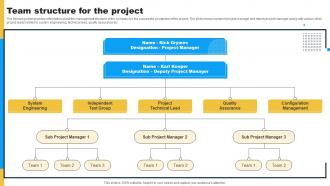 Team Structure For The Project Feasibility Assessment To Improve