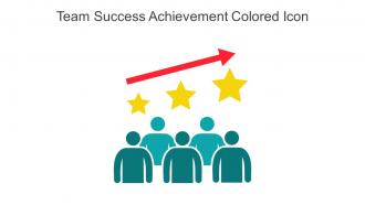 Team Success Achievement Colored Icon In Powerpoint Pptx Png And Editable Eps Format
