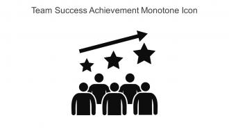 Team Success Achievement Monotone Icon In Powerpoint Pptx Png And Editable Eps Format