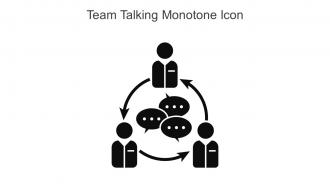 Team Talking Monotone Icon In Powerpoint Pptx Png And Editable Eps Format