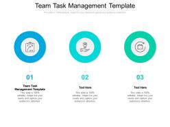 Team task management template ppt powerpoint presentation professional deck cpb