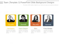 Team template3 powerpoint slide background designs