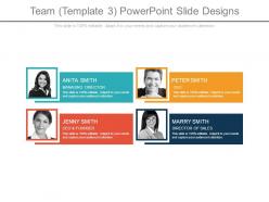Team template 3 powerpoint slide designs