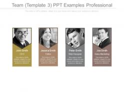 Team template 3 ppt examples professional