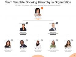 Team Template Designation Along Skills Hierarchy Board Company