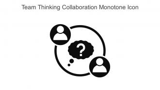 Team Thinking Collaboration Monotone Icon In Powerpoint Pptx Png And Editable Eps Format