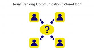 Team Thinking Communication Colored Icon In Powerpoint Pptx Png And Editable Eps Format