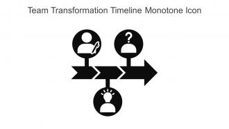 Team Transformation Timeline Monotone Icon In Powerpoint Pptx Png And Editable Eps Format