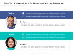 Team Two Business Graphic For Encourage Employee Engagement Infographic Template